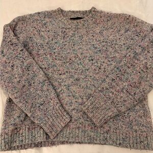 Jenni Kayne Speckled Knit Crew Neck Sweater